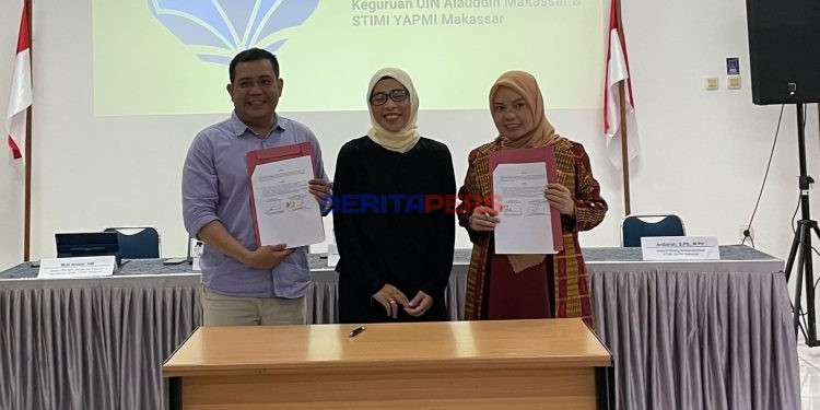 Perkuat Sinergi, PBI UIN Alauddin Makassar dan STIMI YAPMI Resmi Jalin Kerja Sama Strategis