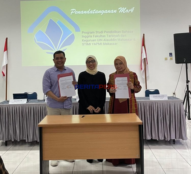 Perkuat Sinergi, PBI UIN Alauddin Makassar dan STIMI YAPMI Resmi Jalin Kerja Sama Strategis