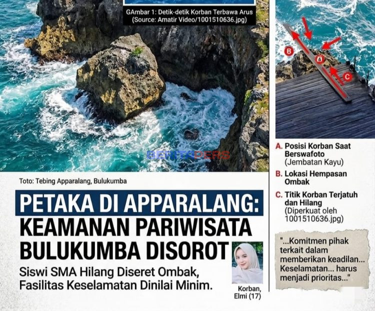 Tragedi Senja di Apparalang: Elmi Hilang di Laut, Keselamatan Wisata Bulukumba Dipertanyakan
