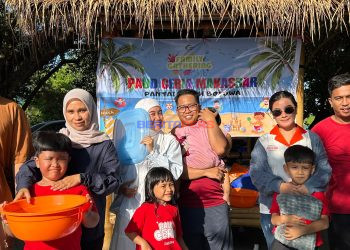 Perkuat Kebersamaan, PAUD Ceria Gelar Family Gathering di Pantai Indah Bosowa