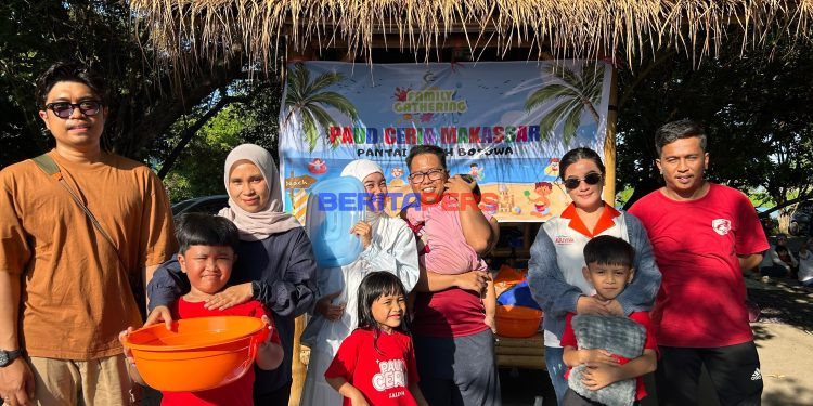 Perkuat Kebersamaan, PAUD Ceria Gelar Family Gathering di Pantai Indah Bosowa