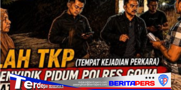 Olah TKP, Penyidik Pidum Polres Gowa Atas Dugaan Penganiayaan