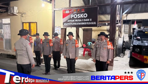 Tim SAR Brimob Sulsel Bergerak ke Kaluppang Pinrang, Cari Korban Hilang Terbawa Arus