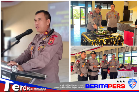 Rasa Syukur atas Kenaikan Pangkat, Personel Batalyon B Pelopor Nikmati Kebersamaan Lewat Nobar Piala Dunia