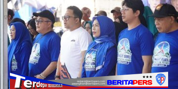 Sambut HUT ke-25, Demokrat Gowa Gelar ‘Gerakan Langit Biru Indonesia Asri’ di Tugu PKK