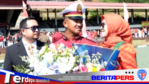 Putra Pertama Bupati Gowa Husniah Talenrang Resmi Dilantik Jadi Perwira Akpol di Semarang
