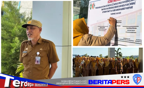 Apel Pagi RS dr. Ainun Habibie Parepare Teguhkan Komitmen Mewujudkan Pelayanan Berintegritas Menuju WBK WBBM