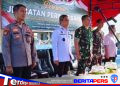 Kapolsubsektor Lanrisang Tunjukkan Sinergi TNI-Polri pada Peresmian Jembatan Perintis Garuda Bersama Danrem 141/Toddopuli