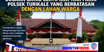 Pemkab Maros Akan Cek Dugaan Batas Sertipikat Hak Pakai Polsek Turikale yang Berbatasan dengan Lahan Warga