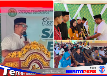 Sekcam Lanrisang Hadiri Penyambutan Santri Baru Pondok Pesantren Darul Qur’an Attaqwa DDI Jampue Tahun Ajaran 2026/2027