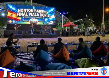 Kompol Dr. Ramli Bersama Pemkot Parepare Hadiri Nobar Final Piala Dunia 2026 Penuh Kebersamaan