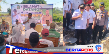 ​Bupati Daeng Manye Letakkan Batu Pertama Pemeliharaan Irigasi Tersier di Bontokadatto Polsel