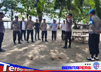 AKP Bustan Tarika Pimpin Pengamanan Kunjungan Wagub Sulsel Berlangsung Lancar Aman dan Kondusif