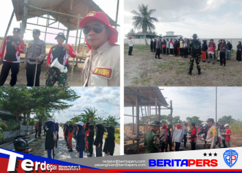 Latihan Paskibra HUT RI Ke-81 Kecamatan Lanrisang Didukung TNI, Polri, Trantib dan Puskesmas