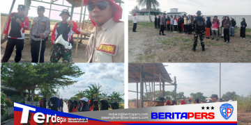 Latihan Paskibra HUT RI Ke-81 Kecamatan Lanrisang Didukung TNI, Polri, Trantib dan Puskesmas