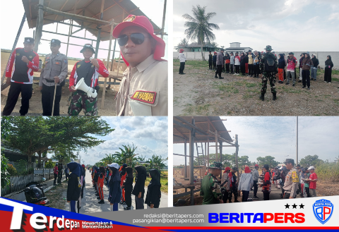 Latihan Paskibra HUT RI Ke-81 Kecamatan Lanrisang Didukung TNI, Polri, Trantib dan Puskesmas