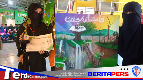 Nur Bintang Qurahmi: Putri Takalar Penuh Prestasi di Panggung Kaligrafi Kontemporer Nasional