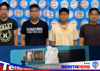 Diduga Terlibat Transaksi Sabu, Empat Pemuda Diamankan Satresnarkoba Polres Majene, Penyidikan Terus Dikembangkan