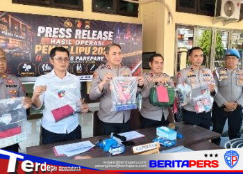 Polres Parepare Tuntaskan Seluruh Target Operasi Pekat Lipu 2026, Ungkap 21 Kasus dan Amankan 25 Tersangka