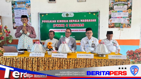 PKKM MIN Pinrang Perkuat Tata Kelola Madrasah, Kepala Sekolah: Evaluasi Menjadi Motivasi Tingkatkan Mutu Pendidikan