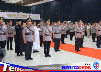 Kapolda Sulsel Pimpin Sertijab Pejabat Utama dan Kapolres Jajaran Serta Lantik Karolog dan Kapolresta Gowa