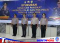 Kapolda Sulsel Pimpin Upacara Laporan Kenaikan Pangkat AKBP ke Kombes Pol Periode 1 Juli 2026