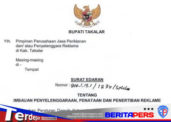 Tegakkan Aturan, Bupati Takalar Daeng Manye Terbitkan Edaran Penataan dan Penertiban Reklame