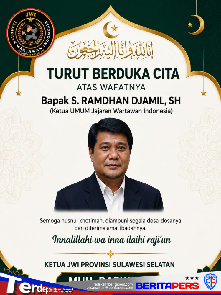 Keluarga Besar DPW JWI Sulsel Berduka: Ketua Umum JWI Ramdhan Djamil Tutup Usia