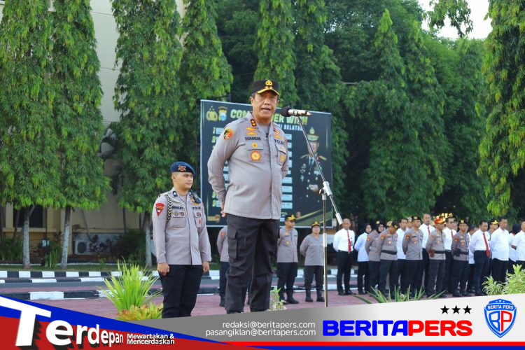 Apel Pagi Gabungan Polda Sulsel, Kapolda Sampaikan Apresiasi dan Dorong Penguatan Soliditas