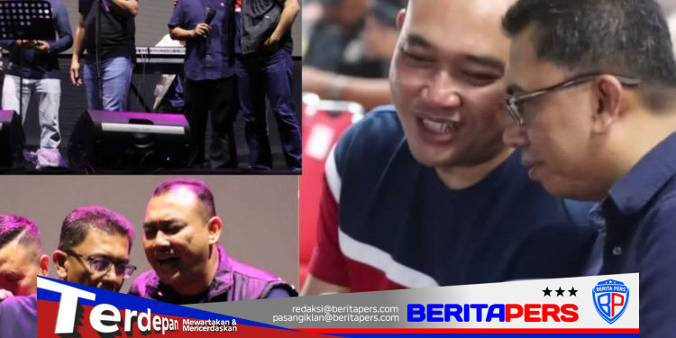 Potret Kebersamaan Kapolres dan Kajari Bulukumba Saat Nobar Piala Dunia di Lapda