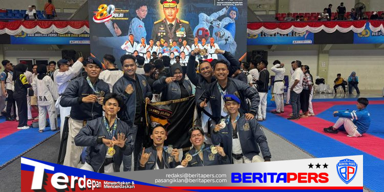 Kontingen Taekwondo Polda Sulsel Raih 9 Medali pada Kejuaraan Kapolri Cup Banten 2026