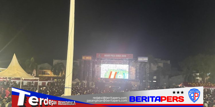 Nobar Piala Dunia di Bulukumba Diawali Film Dokumenter TNI AD, Dihadiri 1.500 Warga