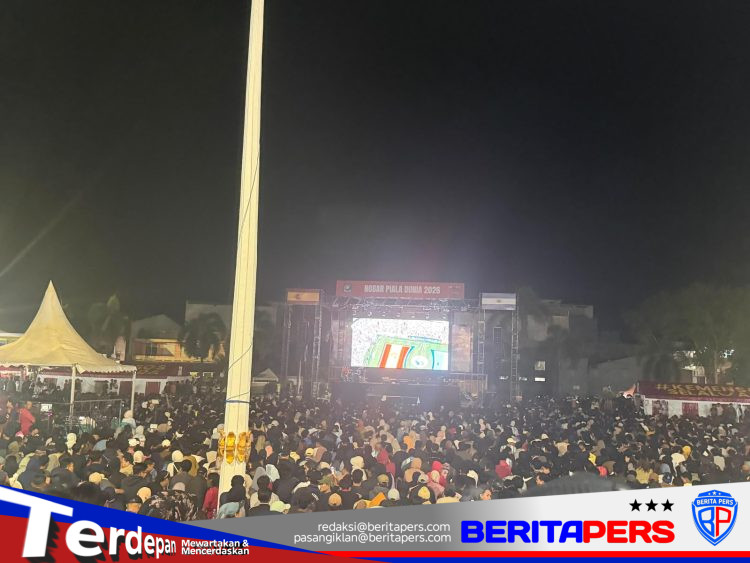 Nobar Piala Dunia di Bulukumba Diawali Film Dokumenter TNI AD, Dihadiri 1.500 Warga