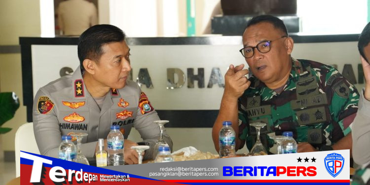 Danrem 143/HO Terima Kunjungan Silaturahmi Kapolda Sultra Beserta PJU