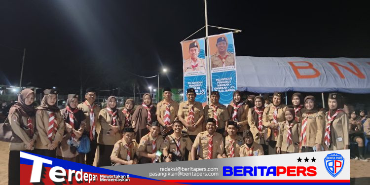 Pelantikan Pengurus Kwarran-LPK Se-Kabupaten Maros Berlangsung Khidmat