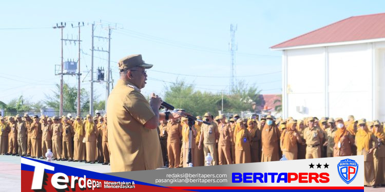 Bupati Daeng Manye Pimpin Apel Gabungan Pemkab Takalar, Buka Latihan Paskibraka 2026 dan Sentil Kedisiplinan ASN