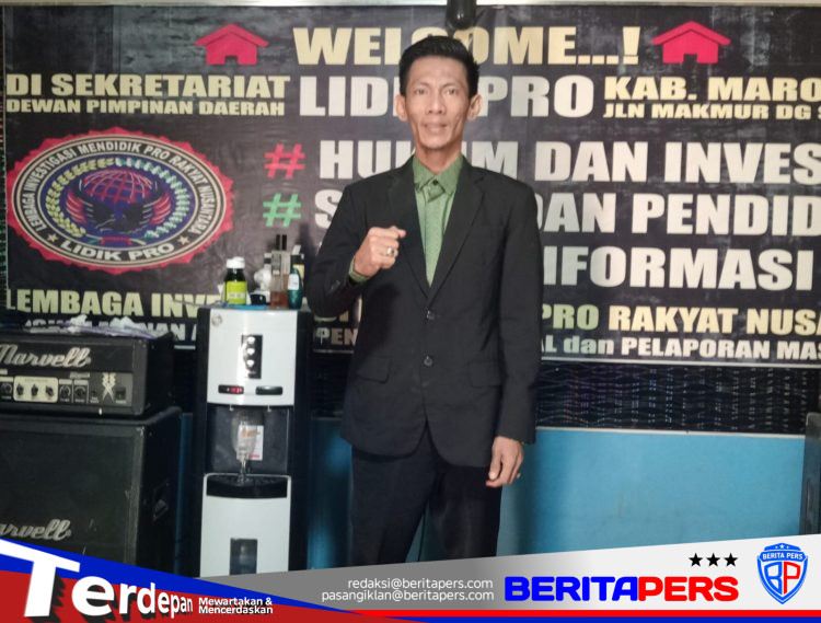 Ketua DPD LIDIK PRO Maros Ucapkan Selamat kepada Kapolres Maros yang Baru, Harapkan Amanah dan Siap Hadapi Tantangan Besar