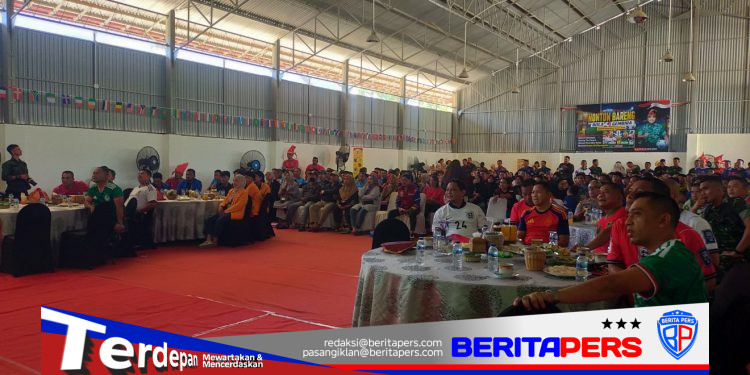 Kodam XIV/Hasanuddin Gelar Nobar Piala Dunia, Bagikan 200 Paket Sembako