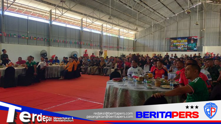 Kodam XIV/Hasanuddin Gelar Nobar Piala Dunia, Bagikan 200 Paket Sembako