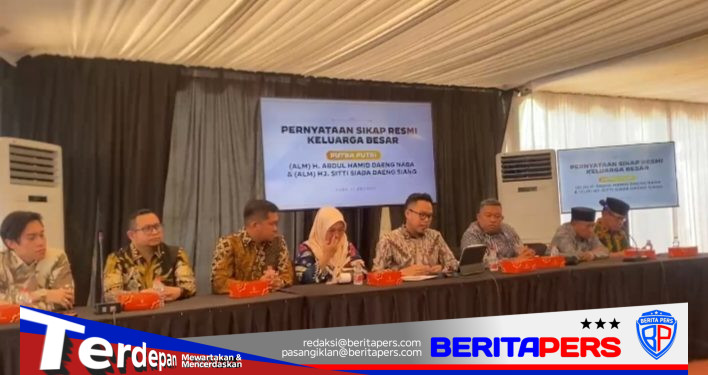 Konferensi Pers Dan Pernyataan Sikap Resmi Keluarga Besar Bupati Gowa