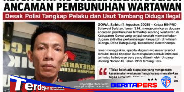 Ketua BINPRO Lidik Pro Sulsel Kecam Ancaman Wartawan, Minta Polisi Tangkap Pelaku Secepatnya