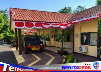 Semangat Merah Putih Berkibar di Mako Batalyon B Pelopor Satuan Brimob Polda Sulsel