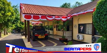 Semangat Merah Putih Berkibar di Mako Batalyon B Pelopor Satuan Brimob Polda Sulsel