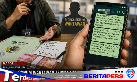 Diduga Oknum Wartawan Berinisial IA Terima Uang Pengurusan Sertifikat, Korban Mengaku Rugi Belasan Juta Rupiah