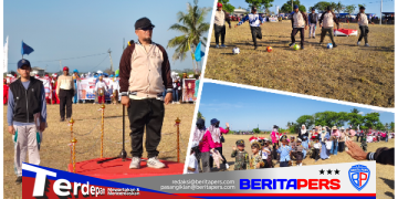 Camat Lanrisang Buka Porseni Tingkat Kecamatan, Diawali Devile Peserta Penuh Semangat Kebersamaan