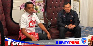 Danyon B Pelopor Satuan Brimob Sulsel Jalin Silaturahmi dengan Bupati dan Wakil Bupati Sidrap