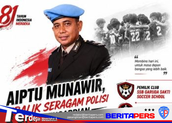 Aiptu Munawir, Polisi Pembina Generasi Pelanjut Lewat Sepak Bola