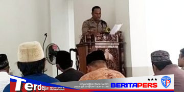 Aipda Kasril Sampaikan Imbauan Waspada Bahaya Kebakaran di Masjid Al Amin