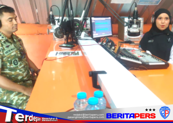 Bicara Peran TNI AD dan Pembangunan Teritorial, Dandim 1426/Takalar Hadir di Live Podcast Radio SLIBE FM