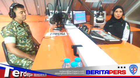 Bicara Peran TNI AD dan Pembangunan Teritorial, Dandim 1426/Takalar Hadir di Live Podcast Radio SLIBE FM